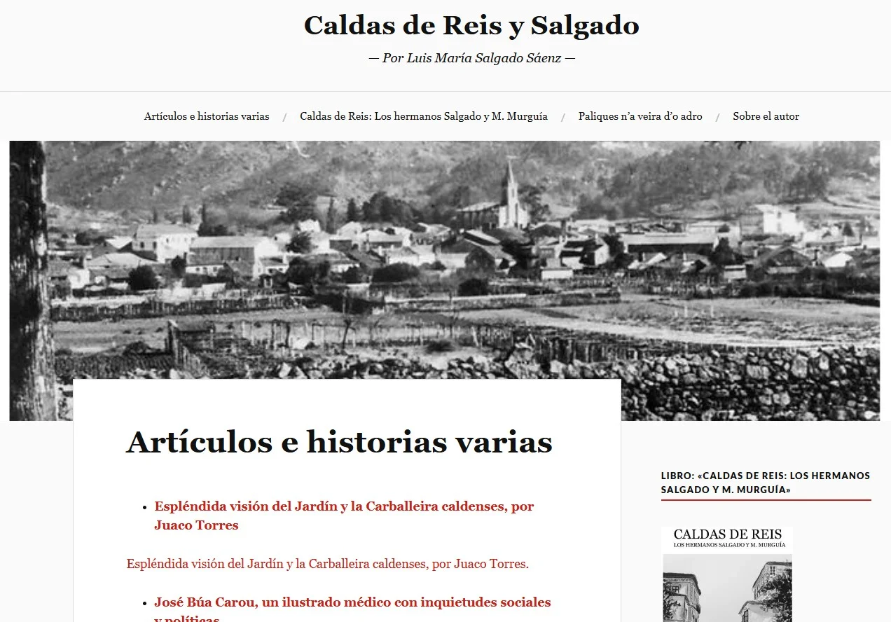 Artigos de Luis M. Salgado Sáenz baseados en investigación en prensa histórica